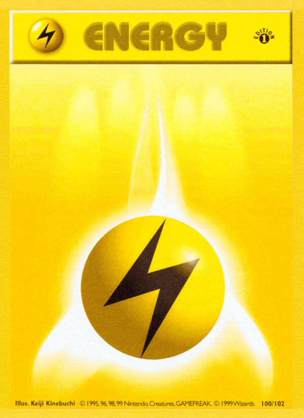 Lightning Energy Pokémon card