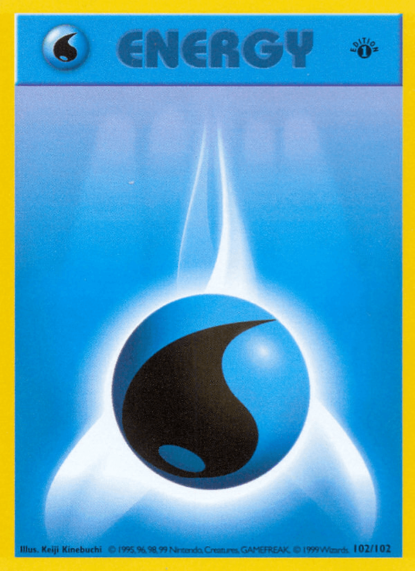 Water Energy Pokémon card