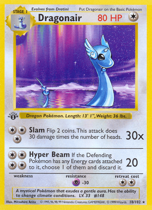 Dragonair Pokémon card
