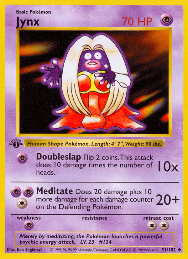 Jynx Pokémon card