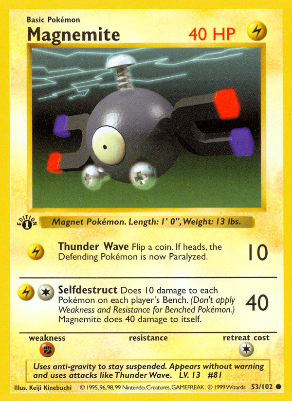 Magnemite Pokémon card