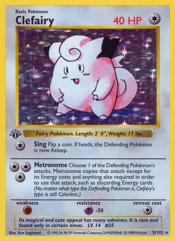 Clefairy Pokémon card