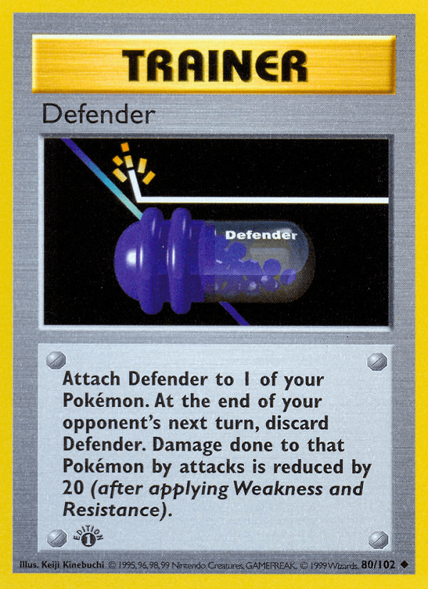 Defender Pokémon card