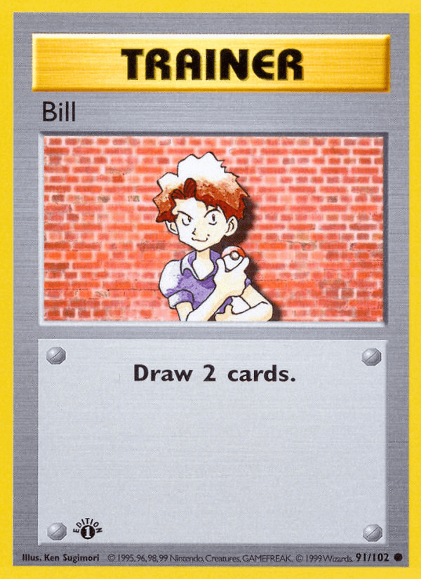 Bill Pokémon card