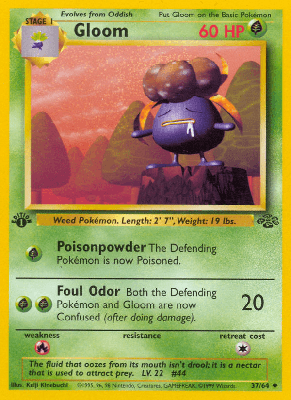 Gloom Pokémon card