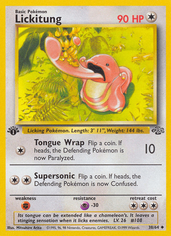 Lickitung Pokémon card
