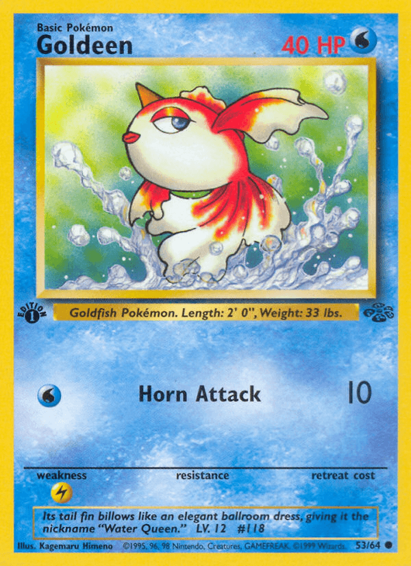 Goldeen Pokémon card