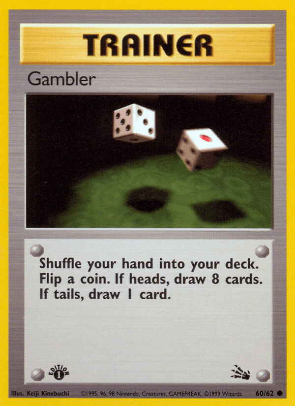 Gambler Pokémon card