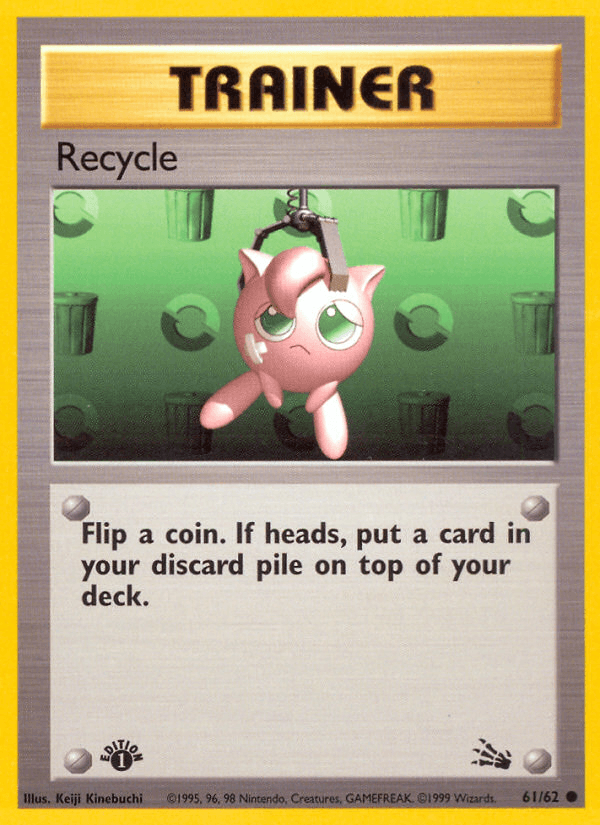 Recycle Pokémon card