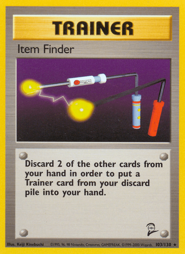 Item Finder Pokémon card