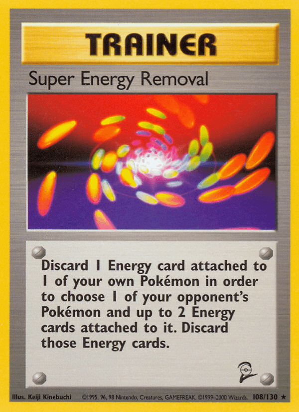 Super Energy Removal Pokémon card