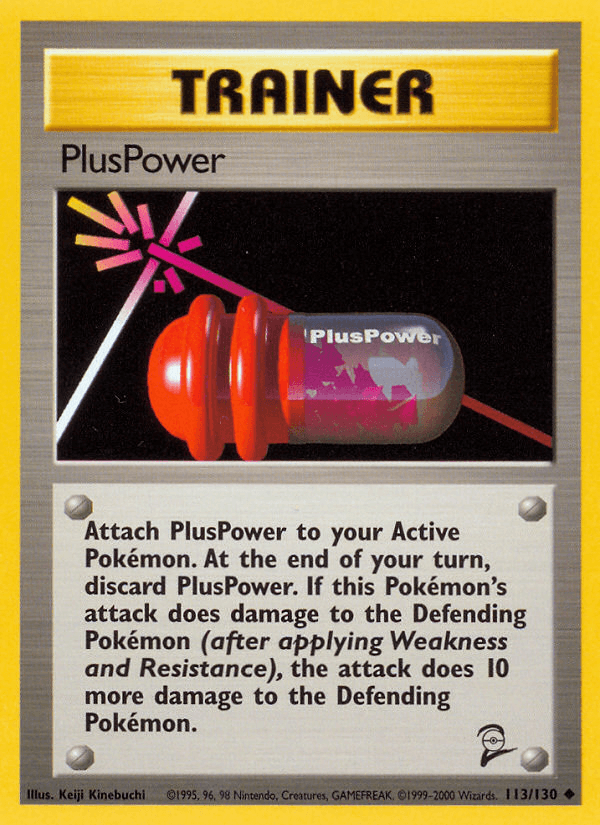 PlusPower Pokémon card