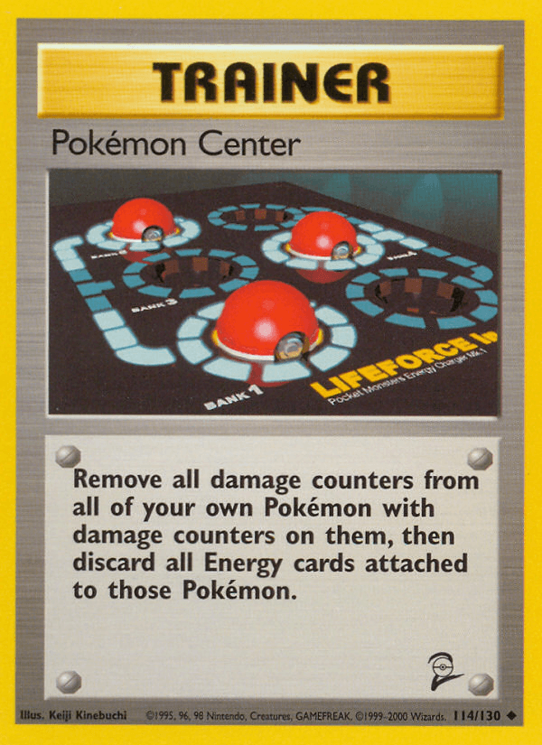 Pokémon Center Pokémon card