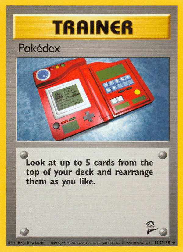 Pokédex Pokémon card
