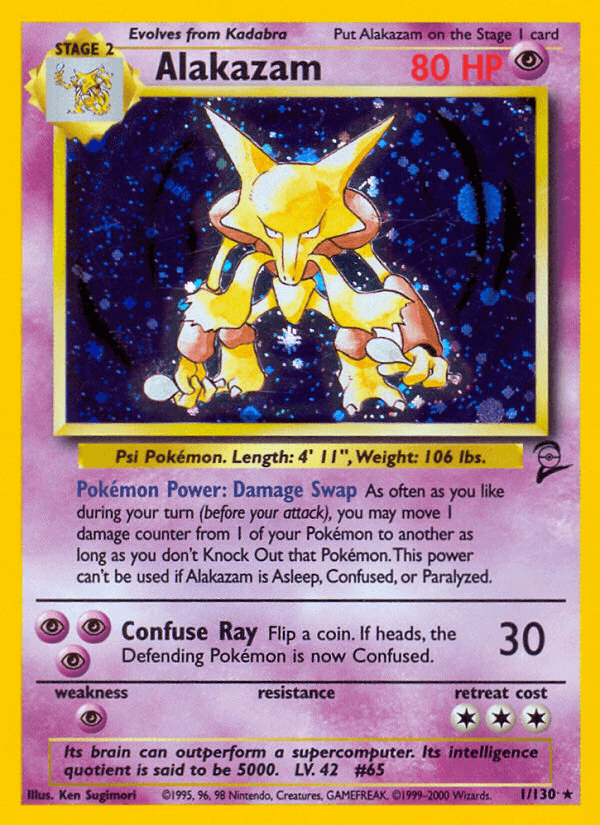 Alakazam from Base Set 2
