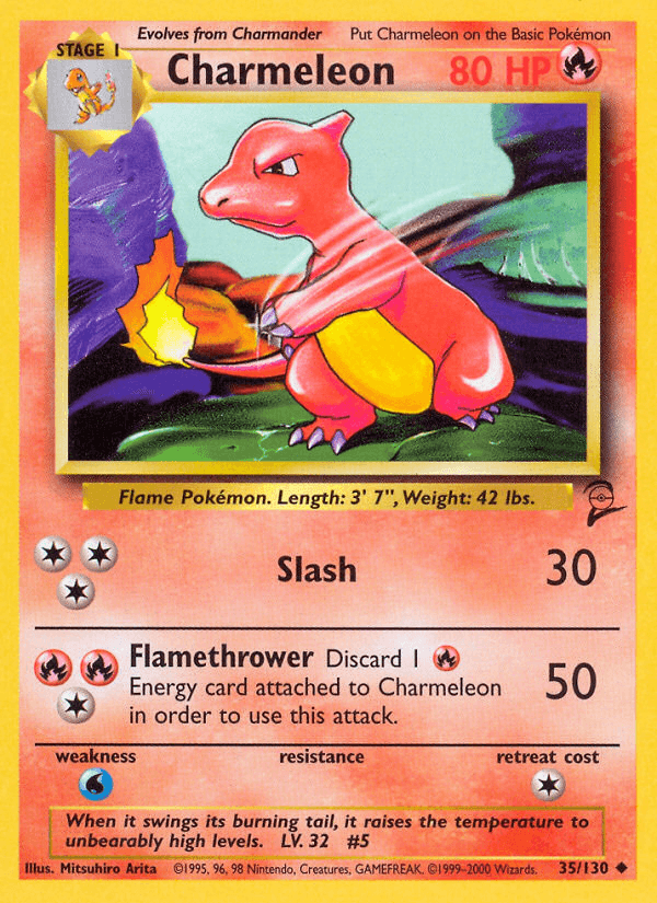 Charmeleon Pokémon card