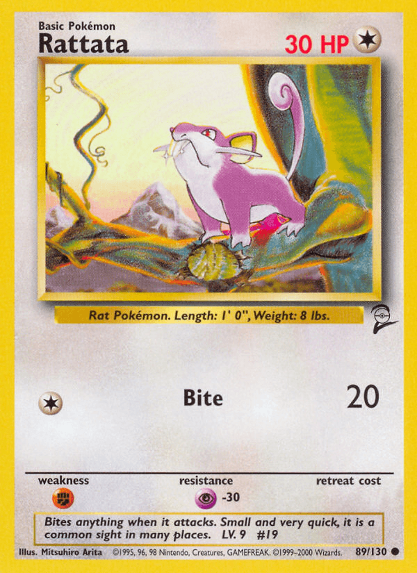 Rattata Pokémon card