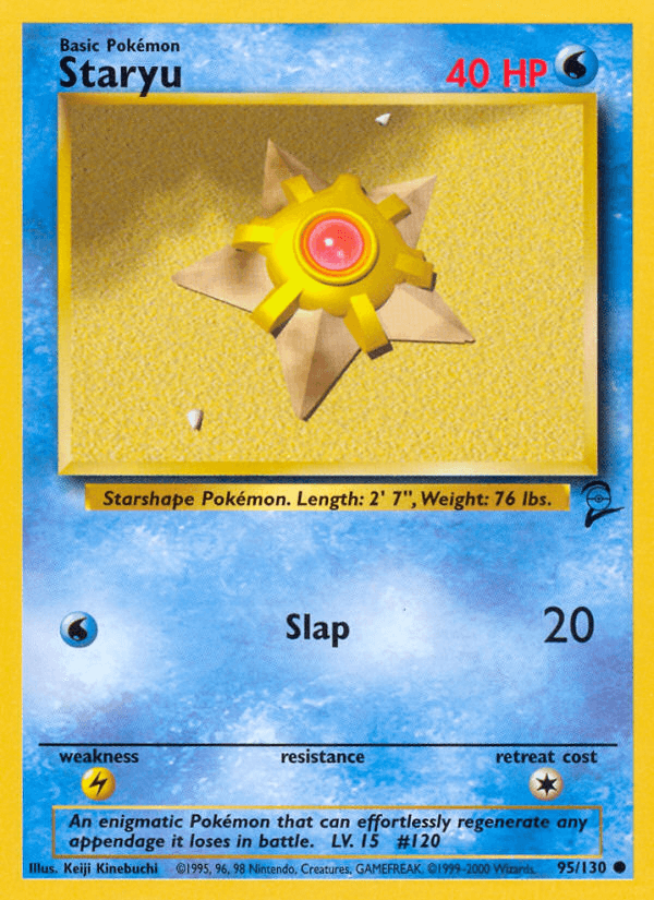 Staryu Pokémon card