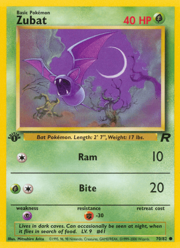 Zubat Pokémon card