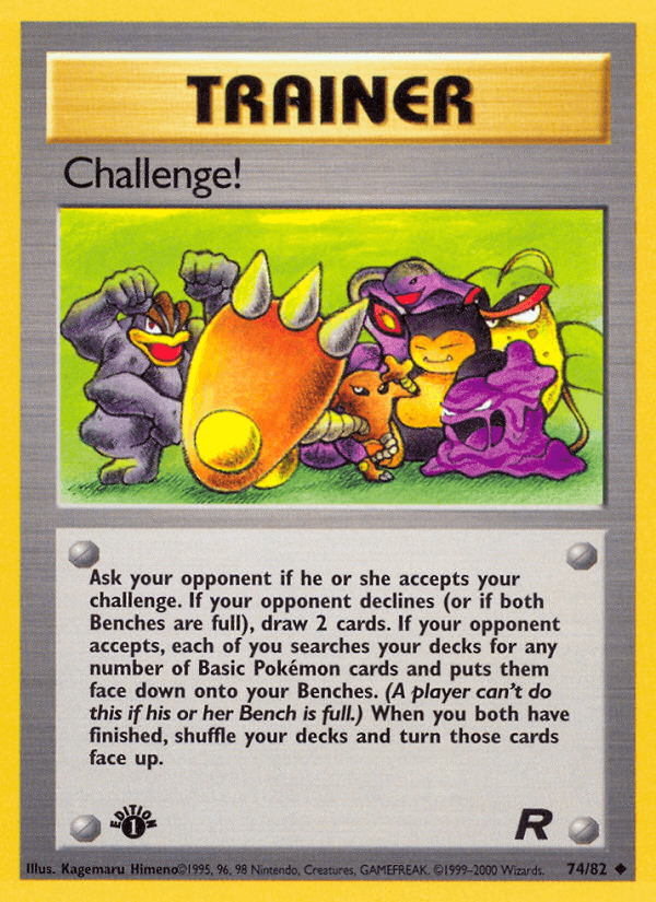 Challenge! Pokémon card