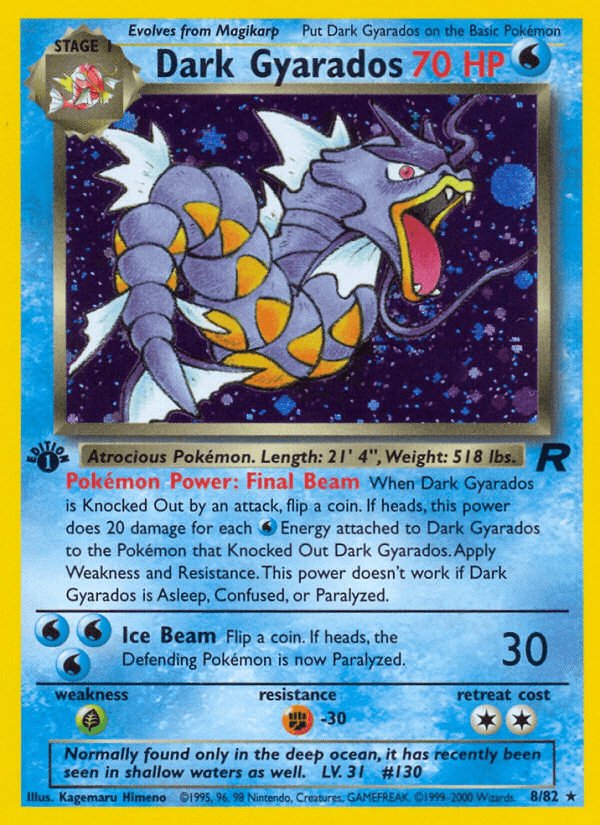 Dark Gyarados from Team Rocket