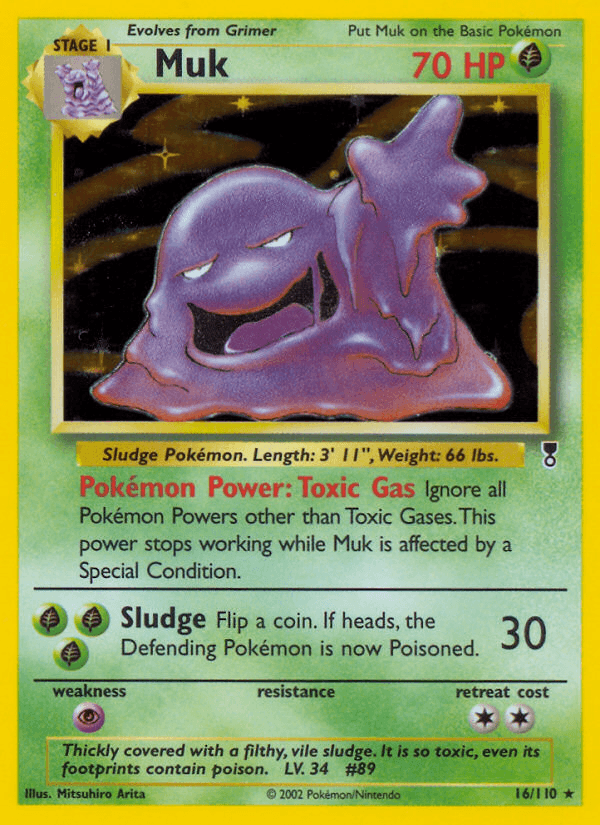 Muk Pokémon card