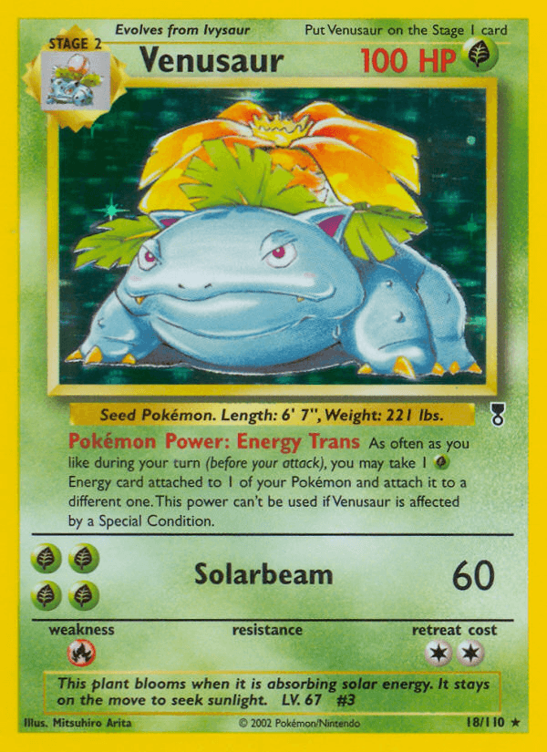 Venusaur from Legendary Collection