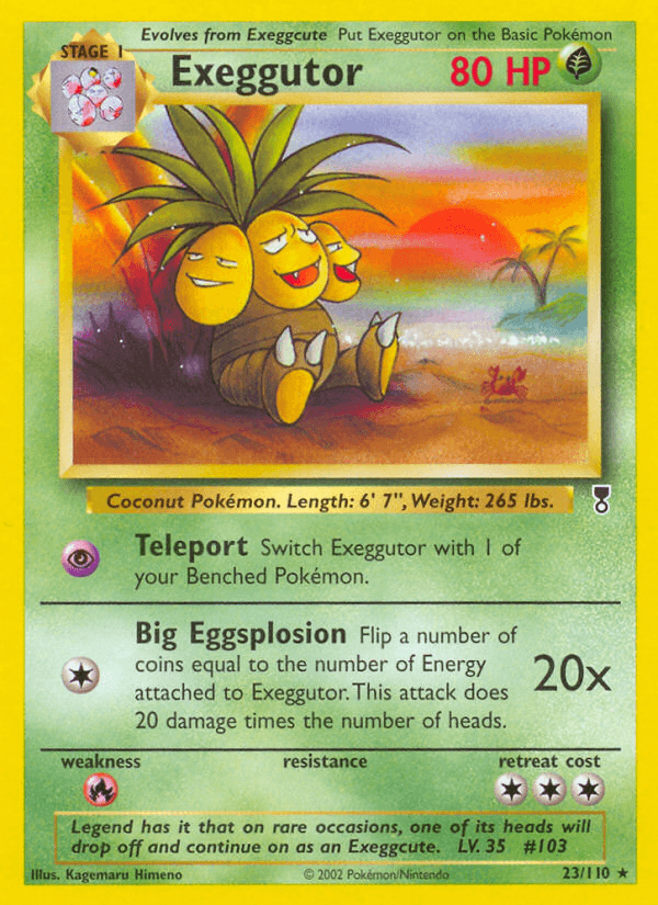 Exeggutor Pokémon card