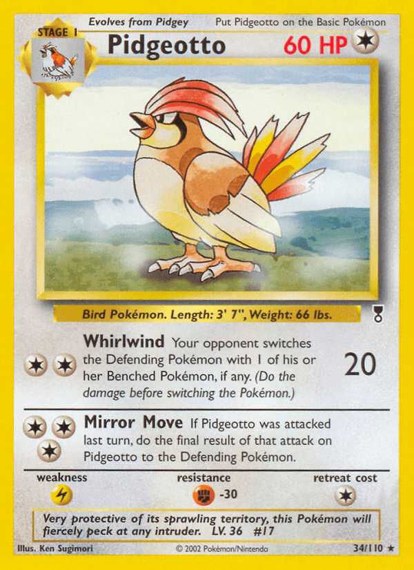 Pidgeotto Pokémon card