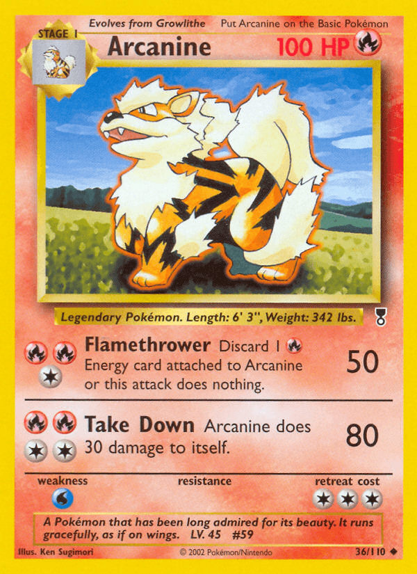 Arcanine from Legendary Collection