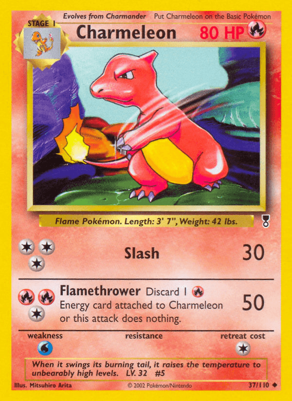 Charmeleon Pokémon card
