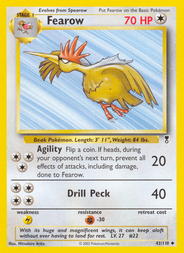 Fearow Pokémon card