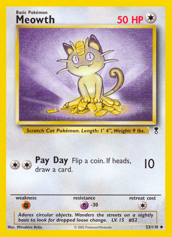 Meowth Pokémon card