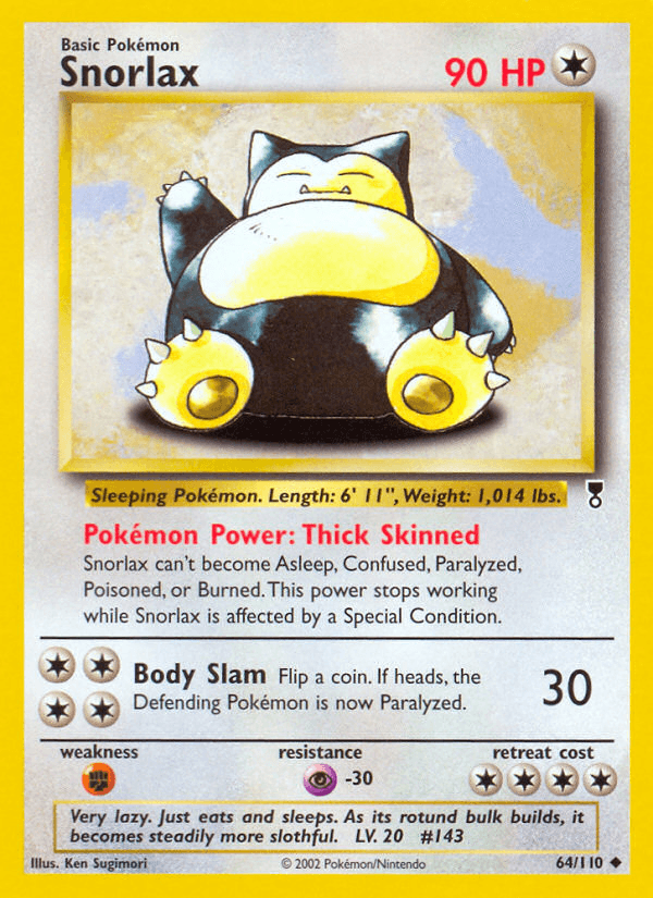 Snorlax from Legendary Collection