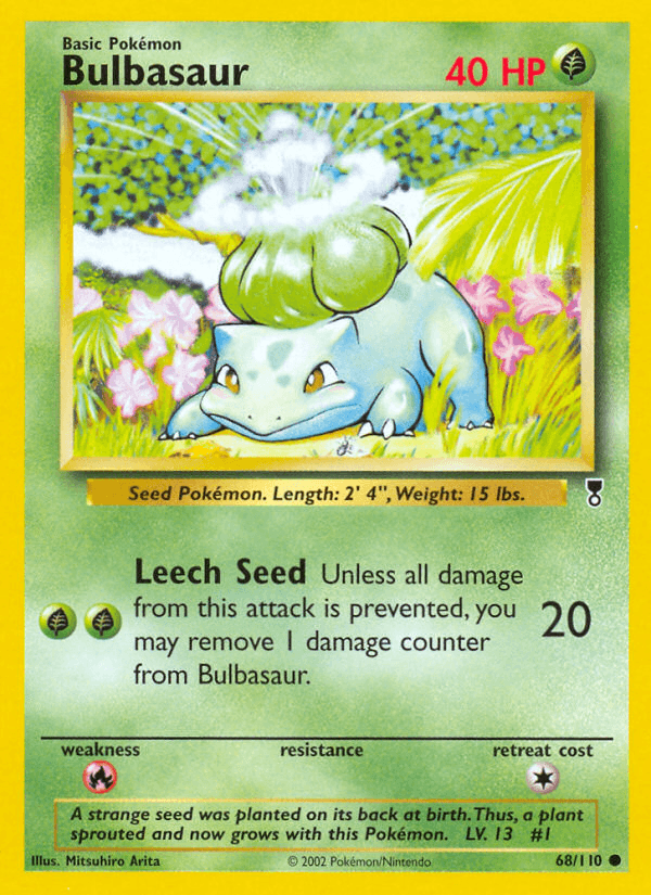 Bulbasaur Pokémon card
