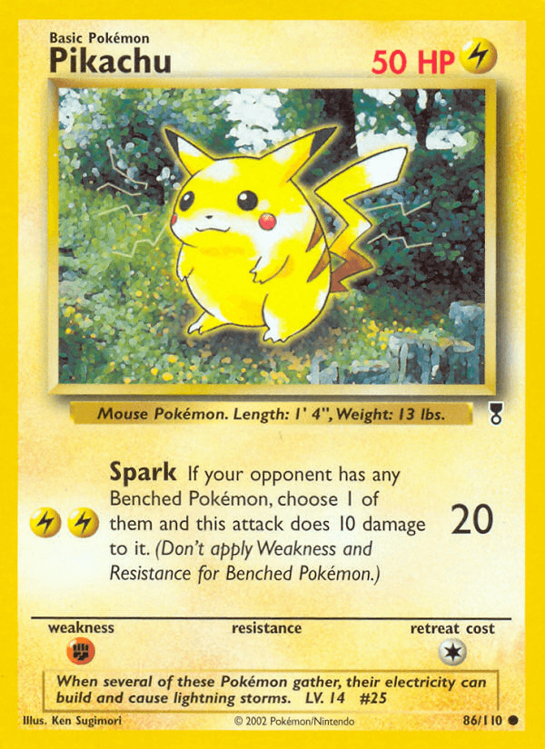 Pikachu from Legendary Collection
