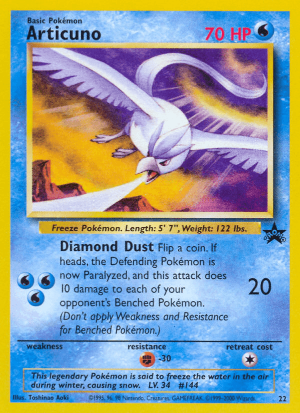 Articuno Pokémon card