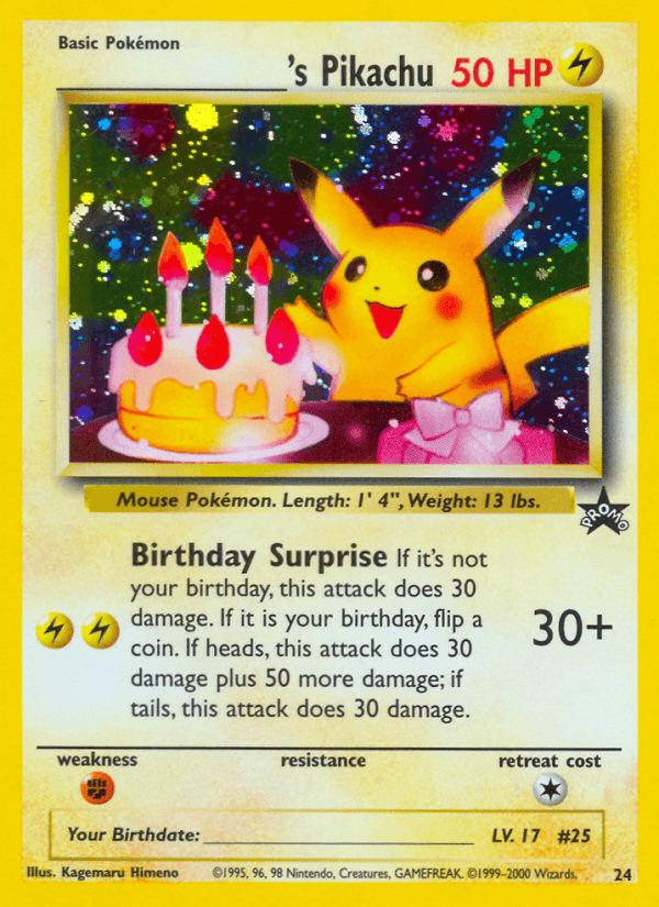 _____'s Pikachu — Promo