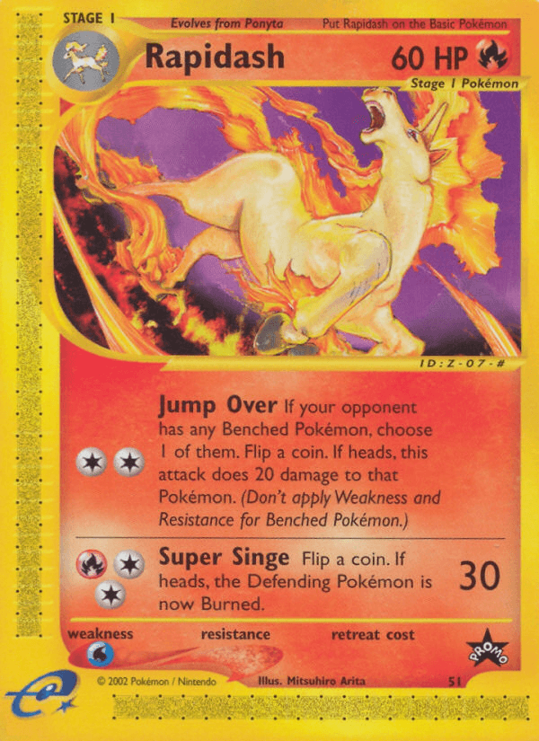 Rapidash Pokémon card