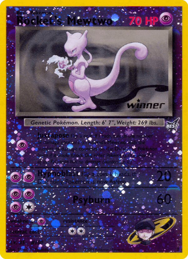 Rocket's Mewtwo Pokémon card