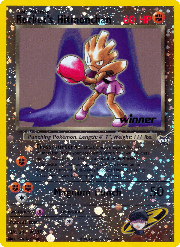 Rocket's Hitmonchan Pokémon card
