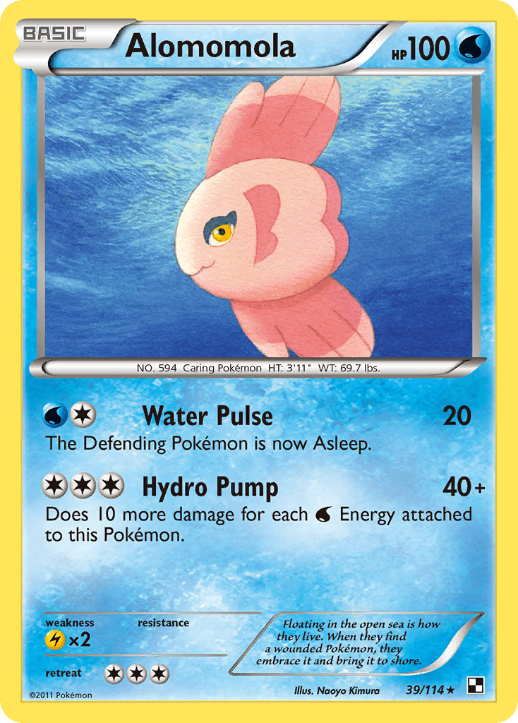 Alomomola Pokémon card