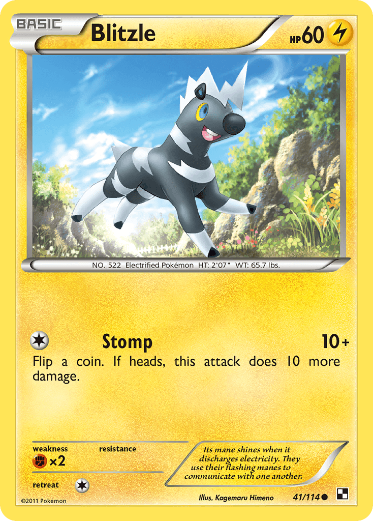 Blitzle Pokémon card