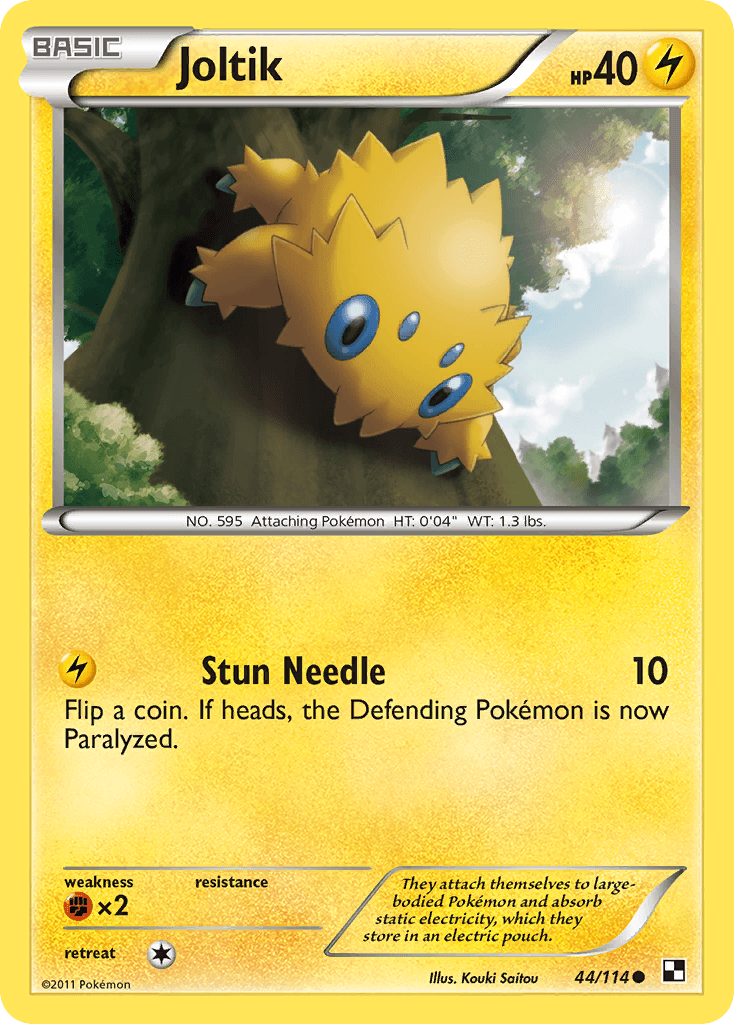 Joltik Pokémon card