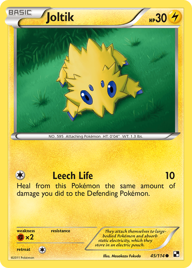 Joltik Pokémon card