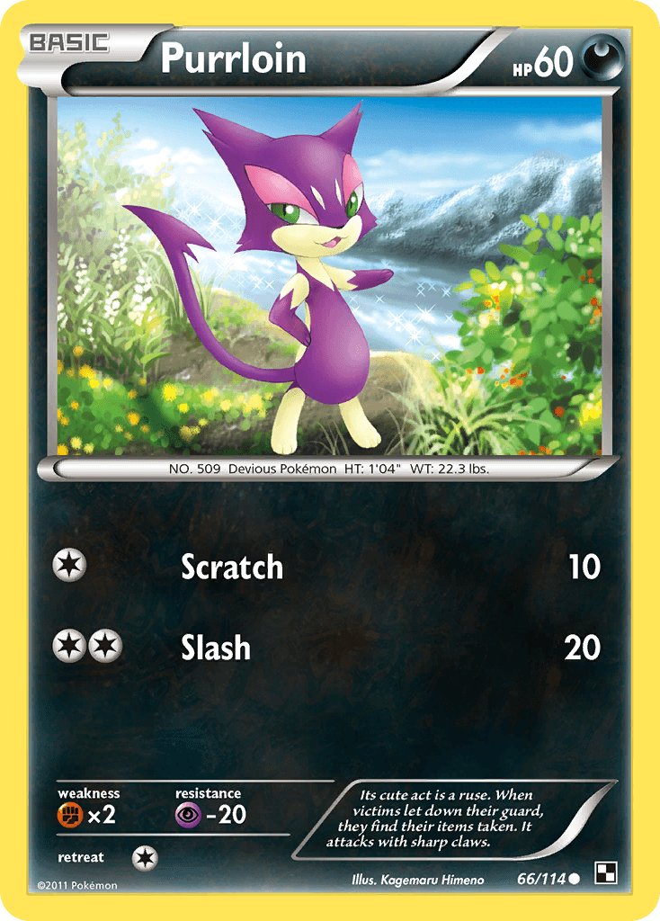 Purrloin Pokémon card