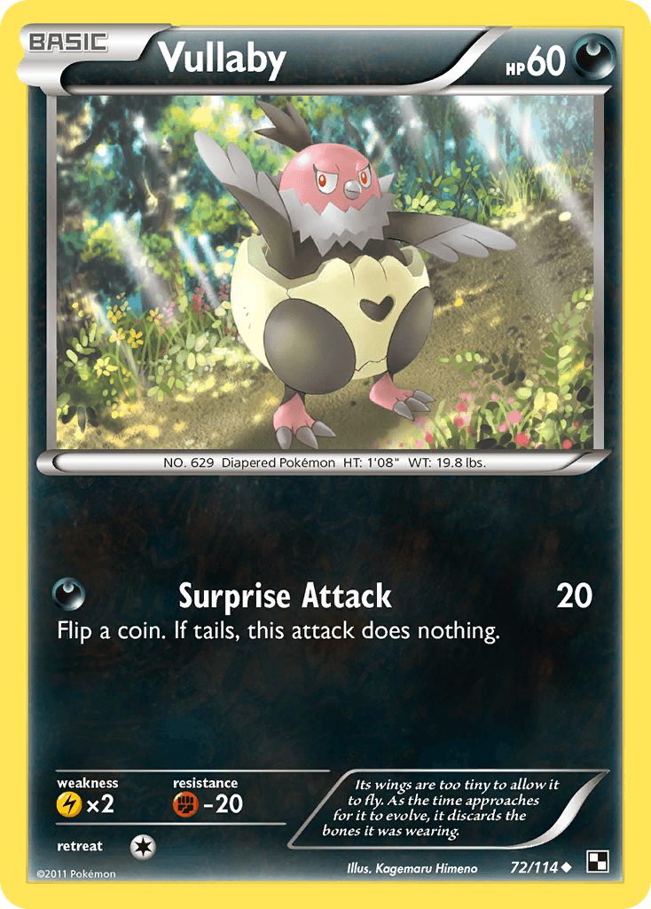 Vullaby Pokémon card