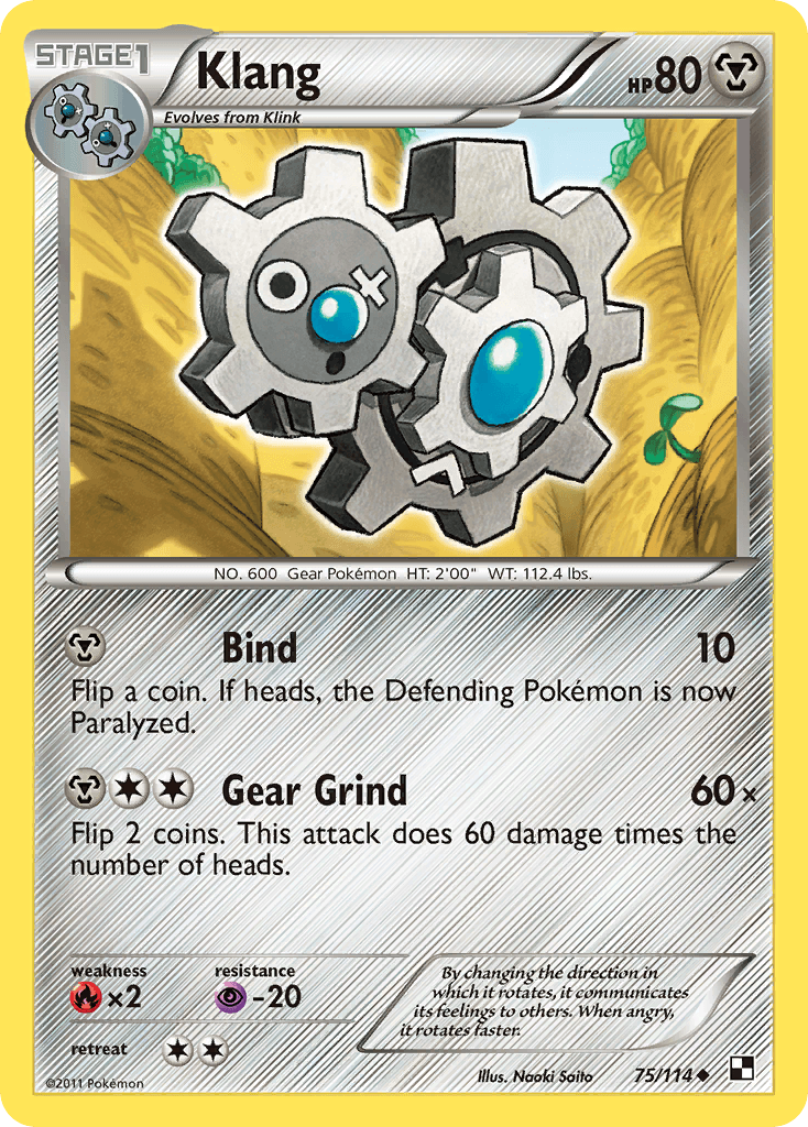 Klang Pokémon card