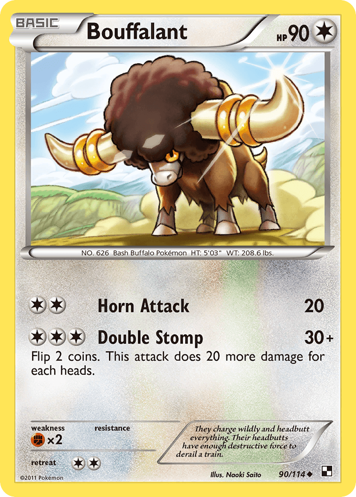 Bouffalant Pokémon card