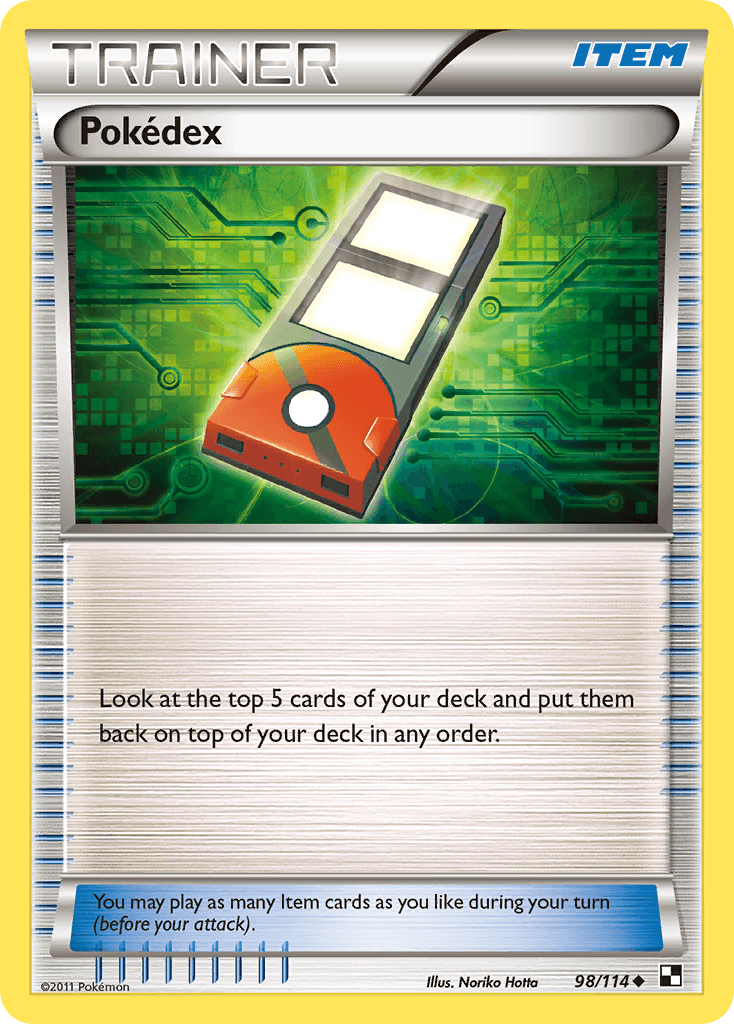 Pokédex Pokémon card